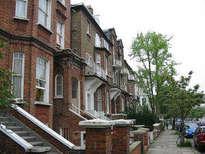 Une rue de Swiss Cottage à Londres