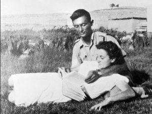 Moshé et Ruth Dayan