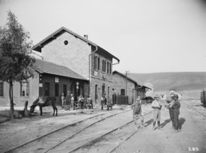 Station de train de Tsema'h en 1928