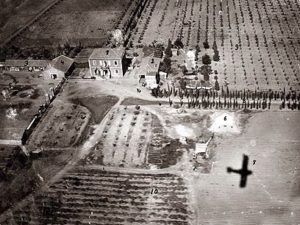 Dégaina vue d'avion en 1918