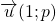 Rendered by QuickLaTeX.com \overrightarrow{u}(1 ; p)