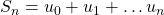 S_n = u_0 + u_1 + \dots ± u_n