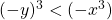 (-y)^3 < (-x^3)