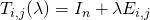 T_{i,j} (\lambda) = I_n + \lambda E_{i,j}
