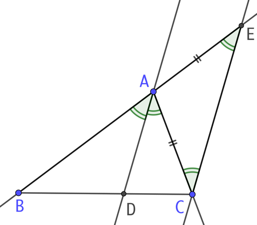 Bissectrice et rapports de longueurs