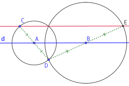 Droite parallèle à une droite (version 3)