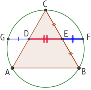 Nombre d’or et triangle équilatéral