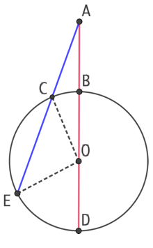 Segments sécants à un cercle