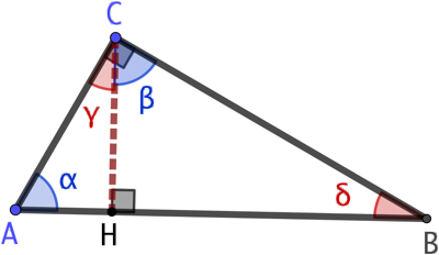 Hauteur d’un triangle rectangle