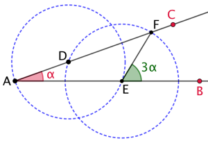 Triplement d’un angle