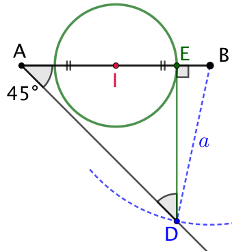 Lieux géométriques des points dont les carrés des distances à deux points fixes ont une somme constante