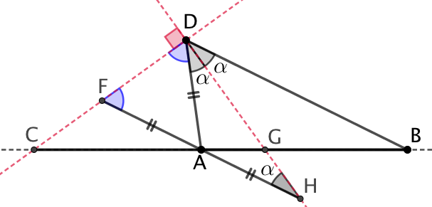 Bissectrices et division harmonique